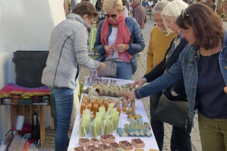 Bunter Herbstmarkt in den Glurnser Lauben; 13. Oktober 2018; Fotos: Sepp  