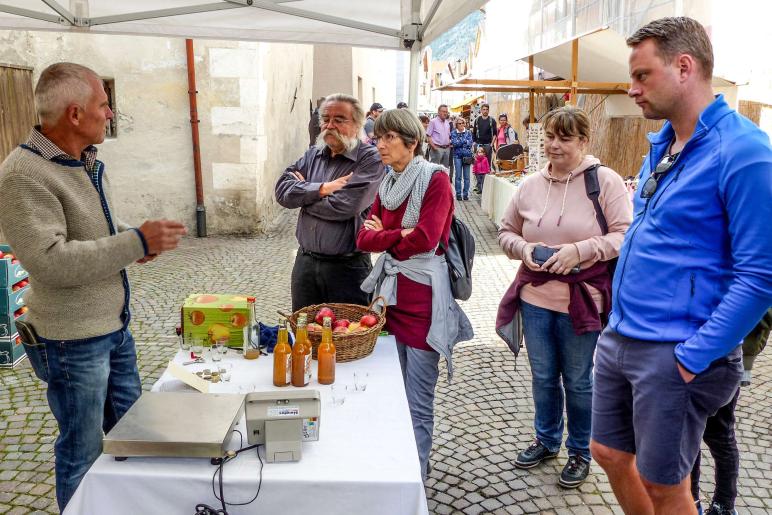 Bunter Herbstmarkt in Glurns, 12. Oktober 2019. Fotos: Sepp