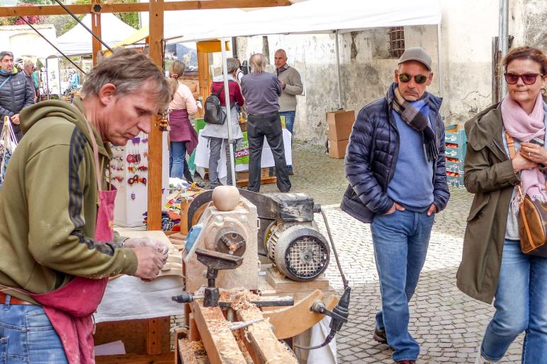 Bunter Herbstmarkt in Glurns, 12. Oktober 2019. Fotos: Sepp