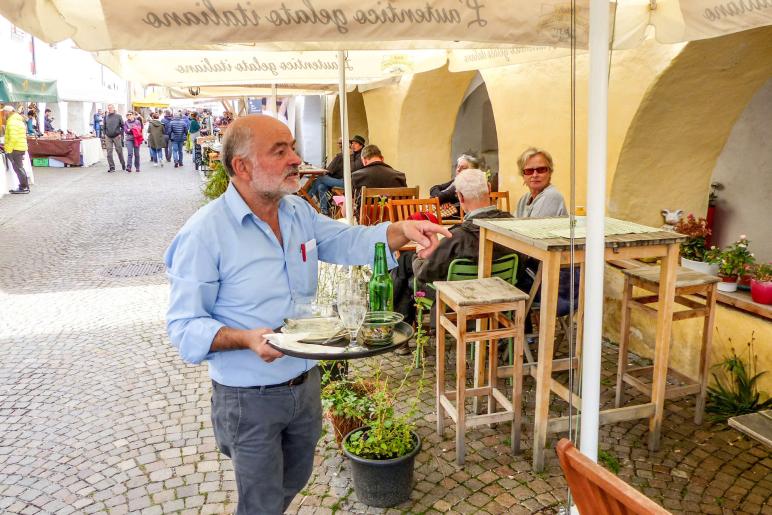 Bunter Herbstmarkt in Glurns, 12. Oktober 2019. Fotos: Sepp