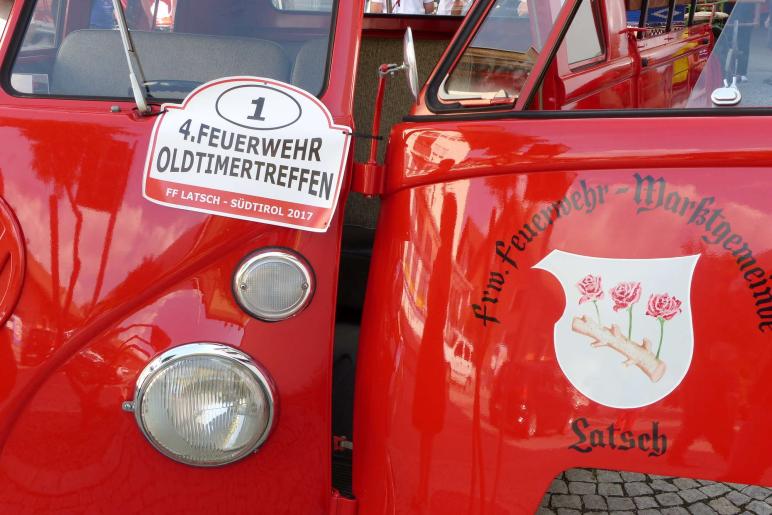 Feuerwehrfest mit Oldtimertreffen in Latsch; Einzug vom 23. Juli 2017; Fotos: Sepp