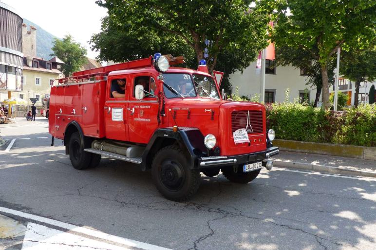 Feuerwehrfest mit Oldtimertreffen in Latsch; Einzug vom 23. Juli 2017; Fotos: Sepp