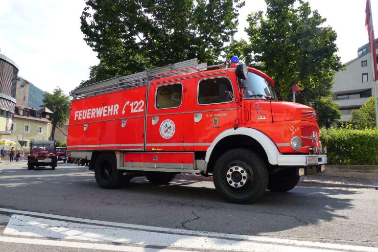 Feuerwehrfest mit Oldtimertreffen in Latsch; Einzug vom 23. Juli 2017; Fotos: Sepp