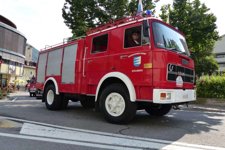 Feuerwehrfest mit Oldtimertreffen in Latsch; Einzug vom 23. Juli 2017; Fotos: Sepp