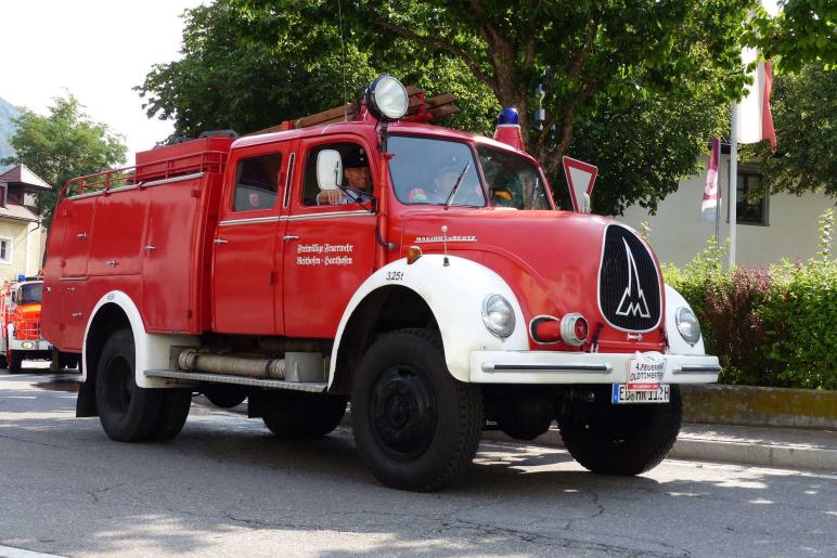 Feuerwehrfest mit Oldtimertreffen in Latsch; Einzug vom 23. Juli 2017; Fotos: Sepp
