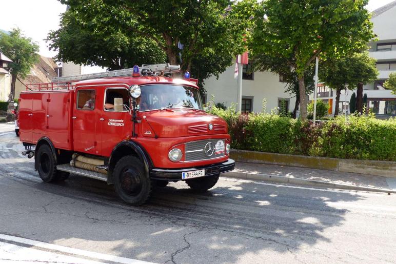 Feuerwehrfest mit Oldtimertreffen in Latsch; Einzug vom 23. Juli 2017; Fotos: Sepp