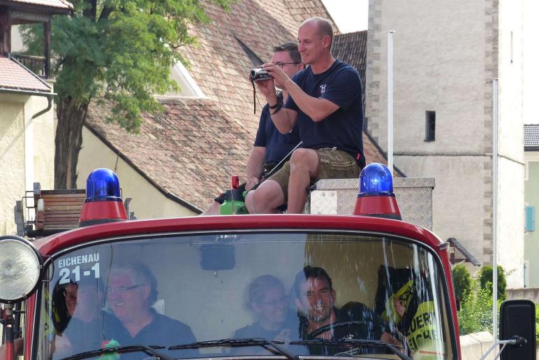 Feuerwehrfest mit Oldtimertreffen in Latsch; Einzug vom 23. Juli 2017; Fotos: Sepp