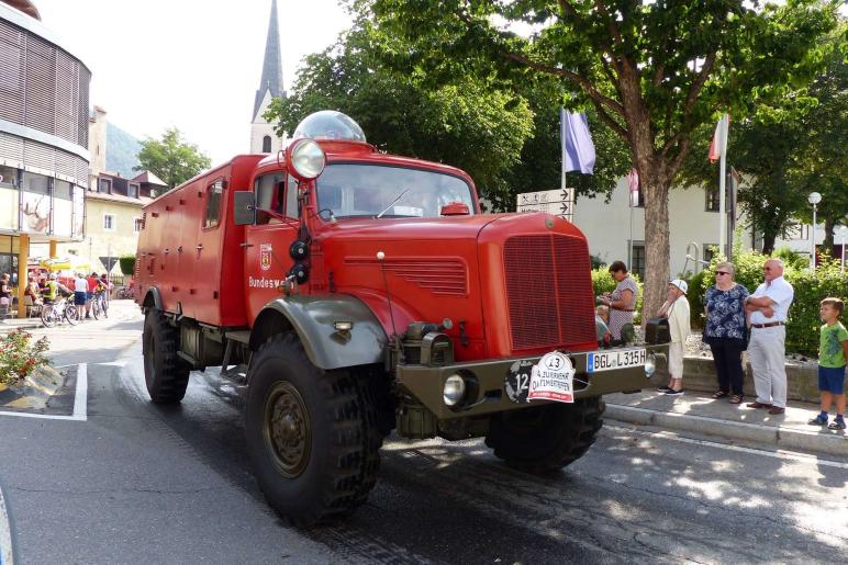 Feuerwehrfest mit Oldtimertreffen in Latsch; Einzug vom 23. Juli 2017; Fotos: Sepp