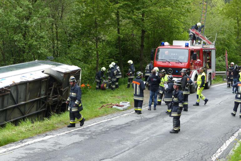 Großübung vom 25. Mai 2019 in Prad; Fotos: Sepp