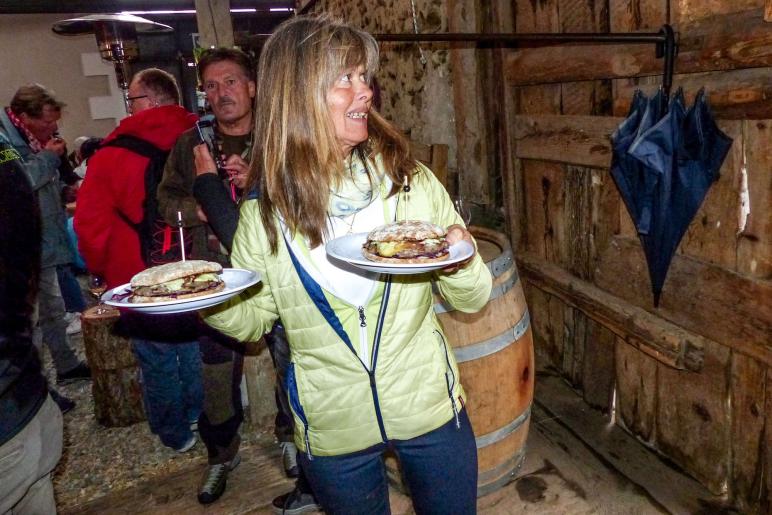 KleinDORFgeflüster im Bergsteigerdorf Matsch unter dem Motto „schaugn. lousn. koschtn“; 19.10.2019; Fotos: Sepp