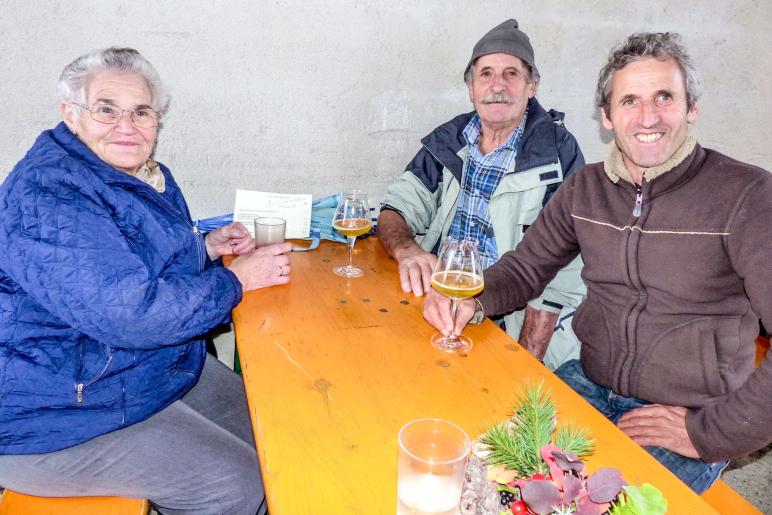 KleinDORFgeflüster im Bergsteigerdorf Matsch unter dem Motto „schaugn. lousn. koschtn“; 19.10.2019; Fotos: Sepp