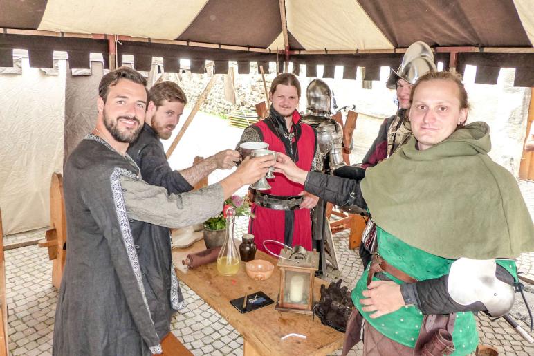 Mittelalter und altes Handwerk in Glurns beim Laubenmarkt am 15.06.2019. Fotos: Sepp