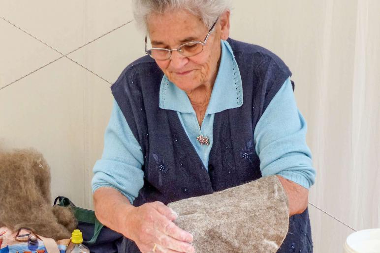 Mittelalter und altes Handwerk in Glurns beim Laubenmarkt am 15.06.2019. Fotos: Sepp