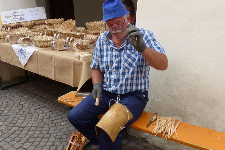 Mittelalter und altes Handwerk in Glurns beim Laubenmarkt am 15.06.2019. Fotos: Sepp
