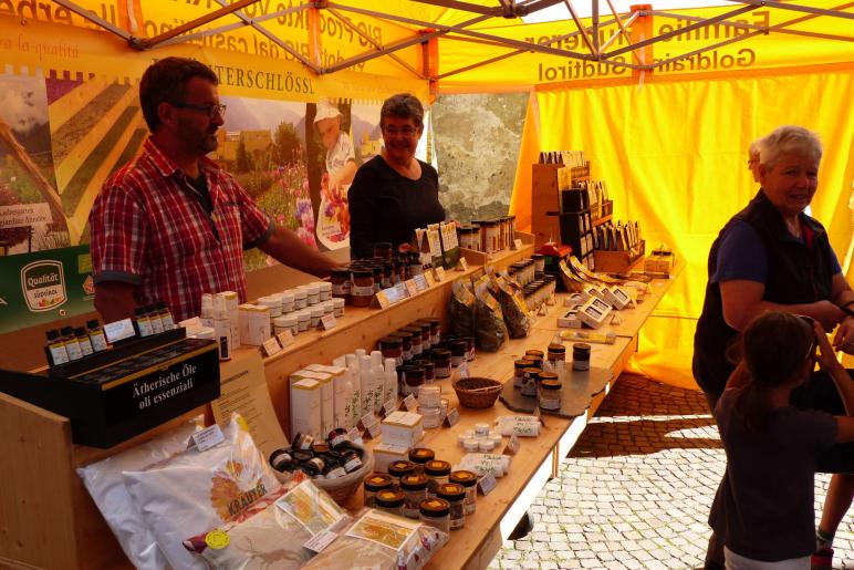Palabira-Markt in Glurns (8. September 2018); Fotos: Sepp 