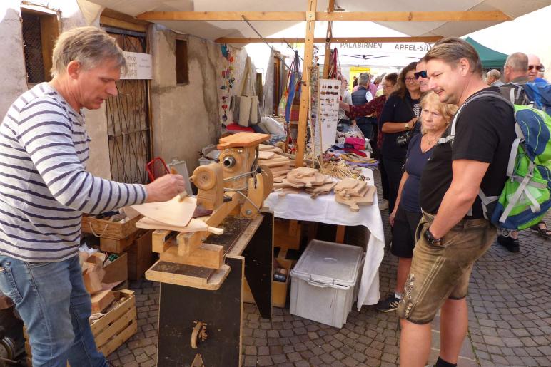 Palabira-Markt in Glurns (8. September 2018); Fotos: Sepp 