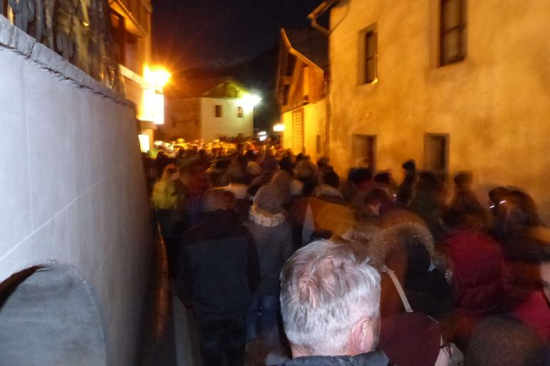 Umzug der Laatscher Calva Tuifl; Fotos: Sepp